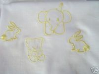 Lemon Cute Animals Muslin Wrap