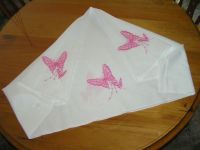 Two Pink Butterflies Muslin Wrap
