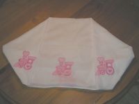 Pink Heart Train Muslin Wrap